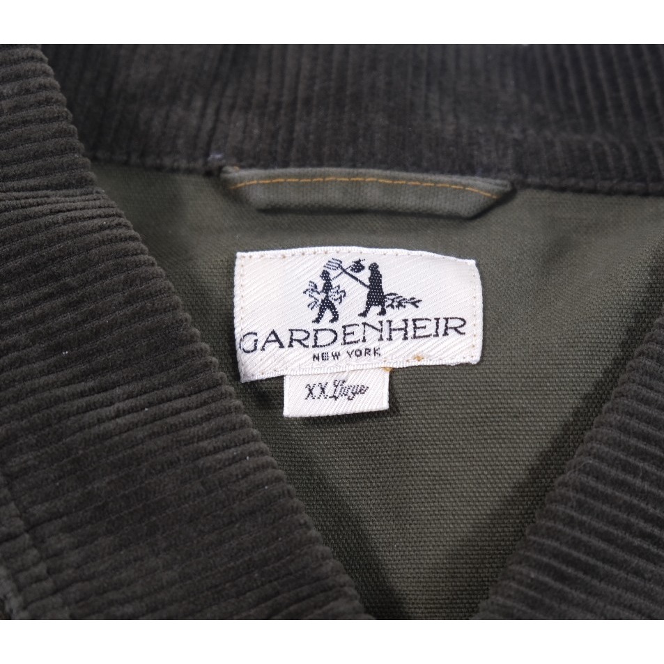 Gardenheir Barn Jacket Men Xxl Moss Green Waxed Cotton Canvas Workwear Utility — image 7 of 8